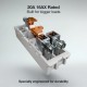 BG Grid Lite Polished Chrome 20A 2Way Module